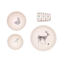 Bamboo dinnerware set (4 pieces) - Forest supper - ROSO
 - 1