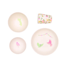 Bamboo dinnerware set (4 pieces) - Woodland supper - ROSO
 - 1
