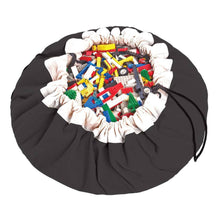 Play and Go Storage Bag and Mat  - Black - ROSO
 - 2