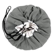 Play and Go Storage Bag and Mat  - Grey - ROSO
 - 1