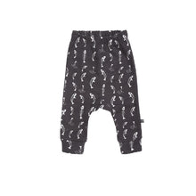 Organic Cotton Baggy pants Fish Pattern Black&White - ROSO
 - 1