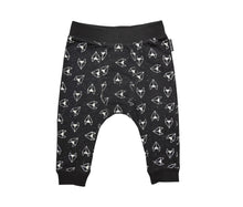 Sweatpants Black - FOX ALLOVER PRINT - Sproet and Sprout - ROSO
 - 1
