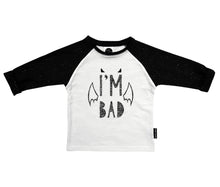 Long Sleeve Tee Shirt - I'M BAD - Sproet and Sprout - ROSO
 - 1