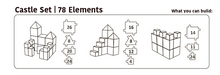 Cardboard Castle Set - ROSO
 - 3