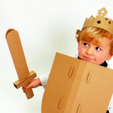 Cardboard Knight Dress-up Set for 4 kids - ROSO
 - 1