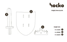 Cardboard Knight Dress-up Set for 4 kids - ROSO
 - 5