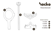 Cardboard Princess Dress-up Set for 4 kids - ROSO
 - 5