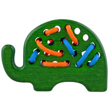 Lace Through Toy - Elephant - ROSO
 - 2