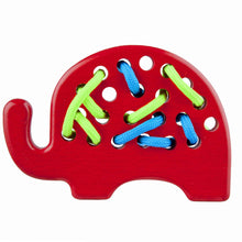 Lace Through Toy - Elephant - ROSO
 - 3
