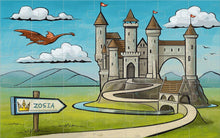Puzzles - Kinghts to color in - ROSO
 - 3